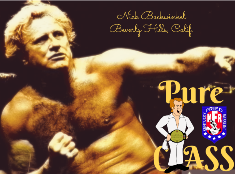 TravScottBowden's tweet photo. AWA champion Nick Bockwinkel was my favorite nemesis for @JerryLawler in #Memphis. Nick came in as a babyface one Monday night; program in hand, I politely asked for an autograph. Nick sighed, "Ah, very well, young man—chop-chop." #PureClass (art by Travis Heckel) #KFRNowInColor https://t.co/NrLVnc9oA6