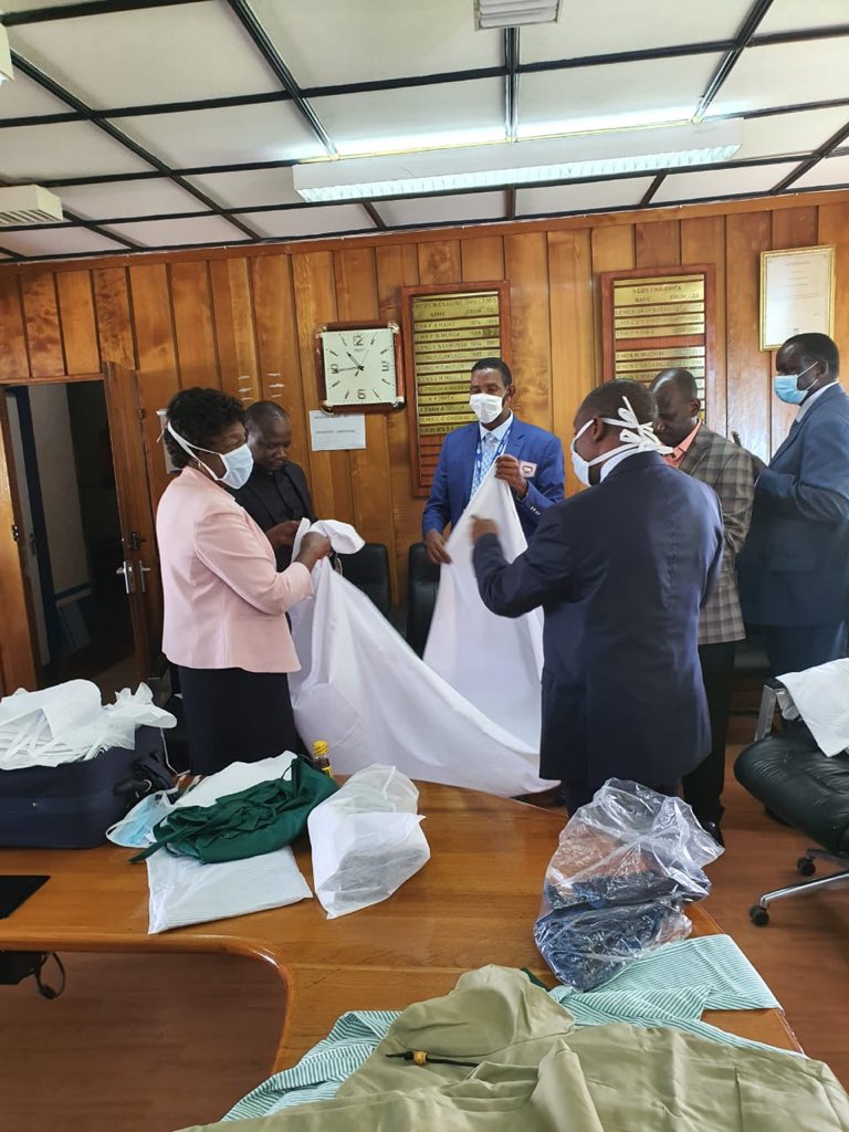 mamangilu's tweet photo. I held a meeting with the @KEBS_ke MD,@bnjinu where I presented an assortment of products from our KICOTEC among them face masks. We are seeking @KEBS_ke facilitation on acquisition of the #StandardizationMark which is a mandatory mark for all locally manufactured products. https://t.co/wpDt5beQkL