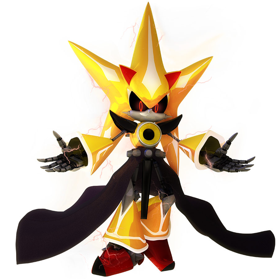 Nibroc.Rock on X: Heeeereee's Super Neo Metal Sonic! I've guess I