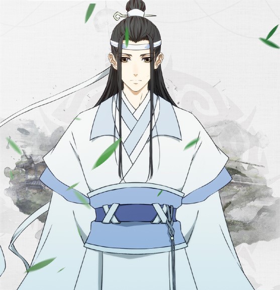 Not one to leave the illustrated versions out, I love his little collar on his younger outfit :)  #ACNHDesign  #cql  #MDZS  #TheUntamed  #LanWangji