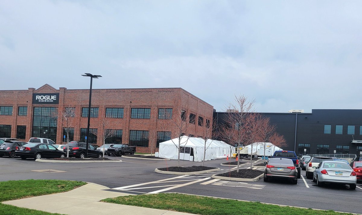 Check out some of our recent temporary structures we have put up across Columbus!  Thank you Rogue FItness,  Truro Township Fire Department, Toyota Direct, and Ohio Health for choosing us to help support you through this time!