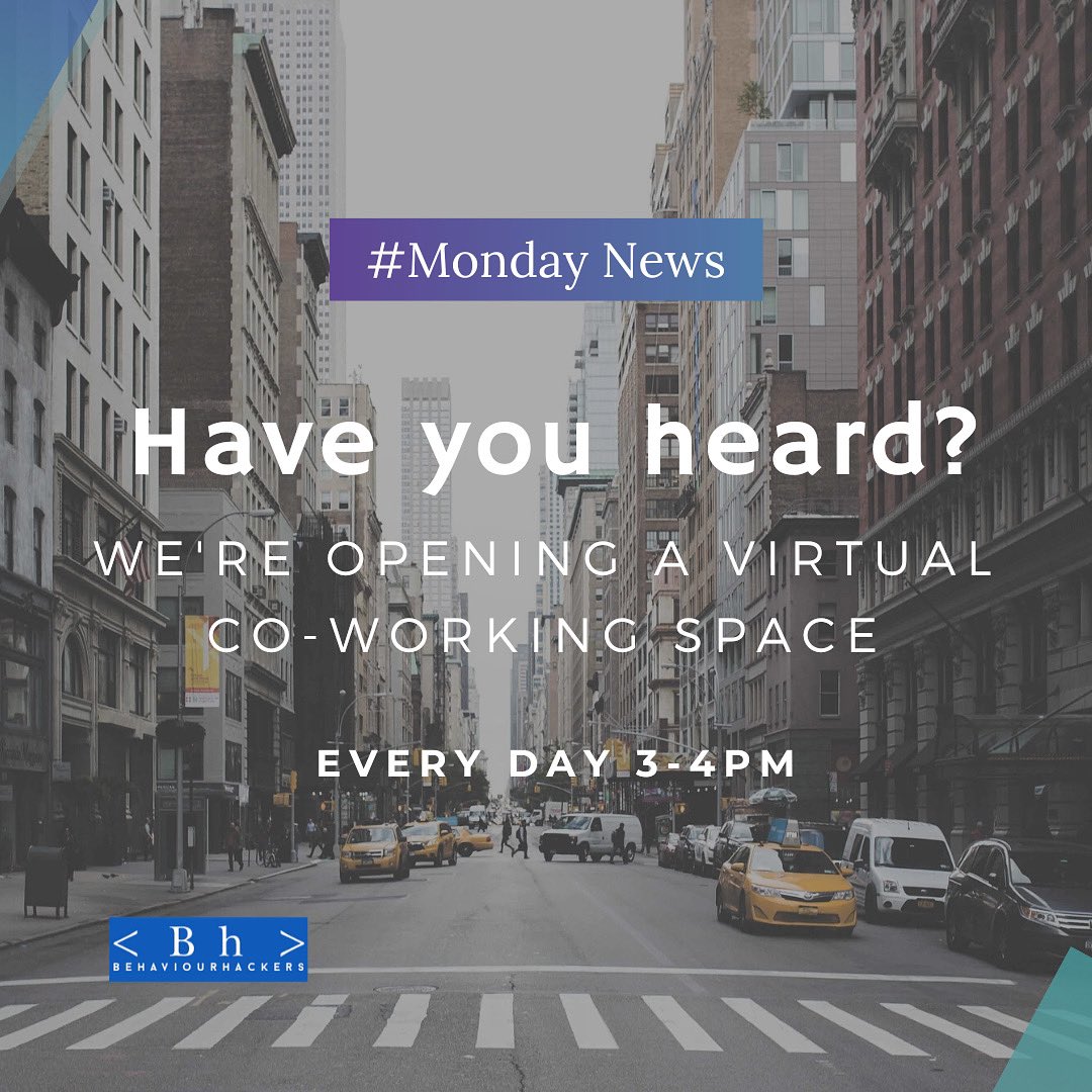 BehaviourHacker's tweet image. We hope you&apos;re doing well! Because practising #socialdistancing is easier together, join us tomorrow👉reach.smartella.co/b/beh-4dz-pwq  
See you there! 💕