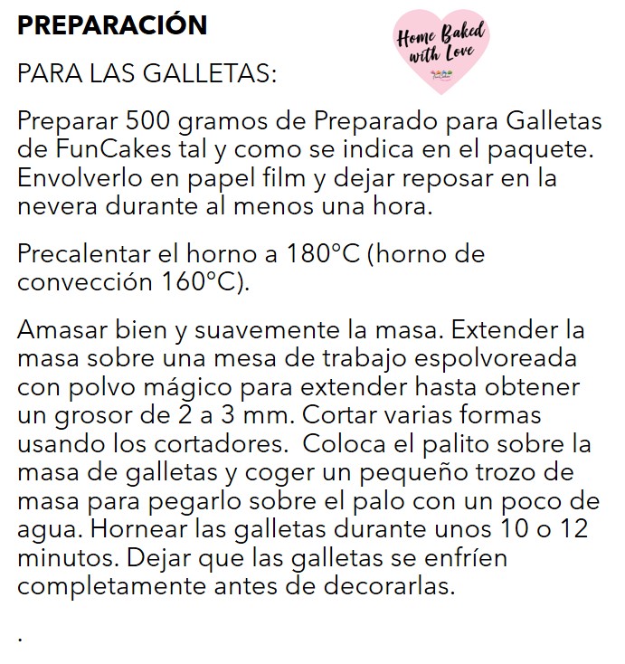 CakeSuppliesEU's tweet photo. Hoy compartimos una receta de galletas en Piruletas! Ten cuidado con los palitos que usas y si no se pueden meter al horno mejor no usarlos!
#HomeBakedWithLove
#FunCakesByMe
#funcakescreativebaking… https://t.co/HfzJ7eJg2S https://t.co/nY2rxKcWNC