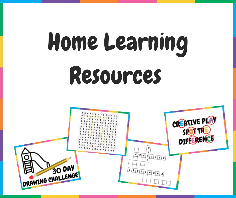 CreativePlayUK's tweet image. Our Home Learning Resources are now available!

Following feedback received, we have introduced a number of new home learning activities!

This is something we are going to be developing over the coming weeks so be sure to keep checking back for additional more!