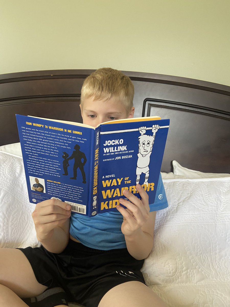 SBUdoubles27's tweet photo. MCCS Reading Challenge 40 min/day! Way of the Warrior Kid by @jockowillink #DigitalLearning @MCCSbaseball @MccsSports #ReadingWithDad @ELCOHSLIBRARY #ProudDad https://t.co/QA0V9FvPVg