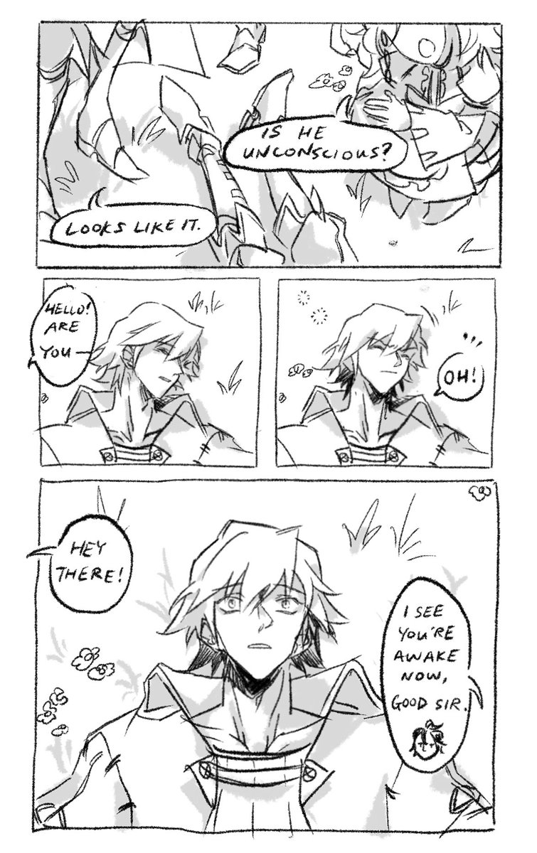 [chrobin roleswap AU] back after a solid week with random doodles

They meet (again)
(In a better life...?) 