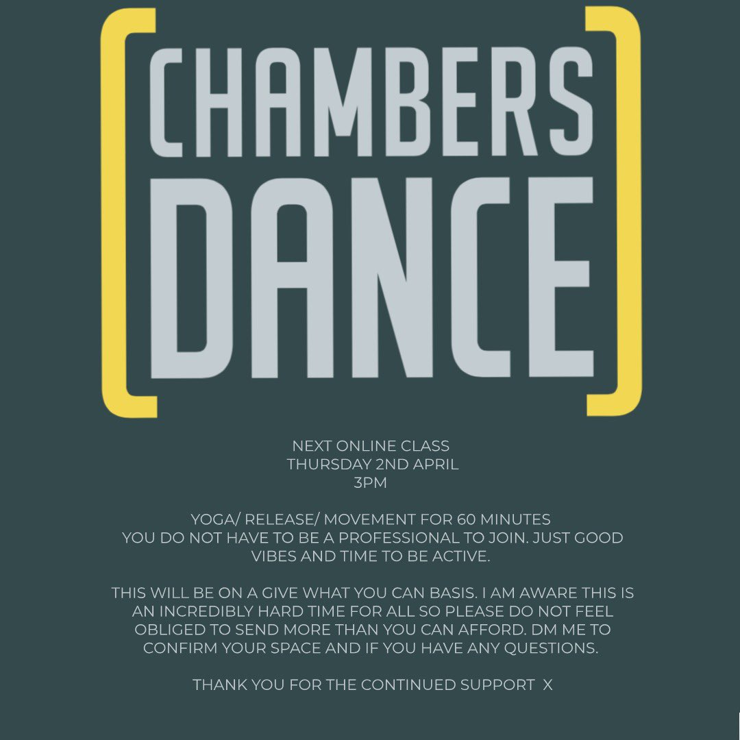 Next online class...