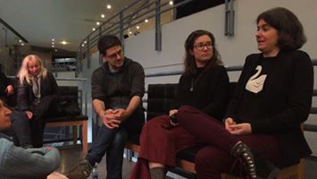 "La richesse de langue québécoise est un moteur d’écriture pour moi. Je me réclame d’écrire du théâtre qui est résolument local. "

Revivez de chez vous l'échange entre #AnnickLefebvre et #WajdiMouawad ⬇️ facebook.com/lacollinetheat…