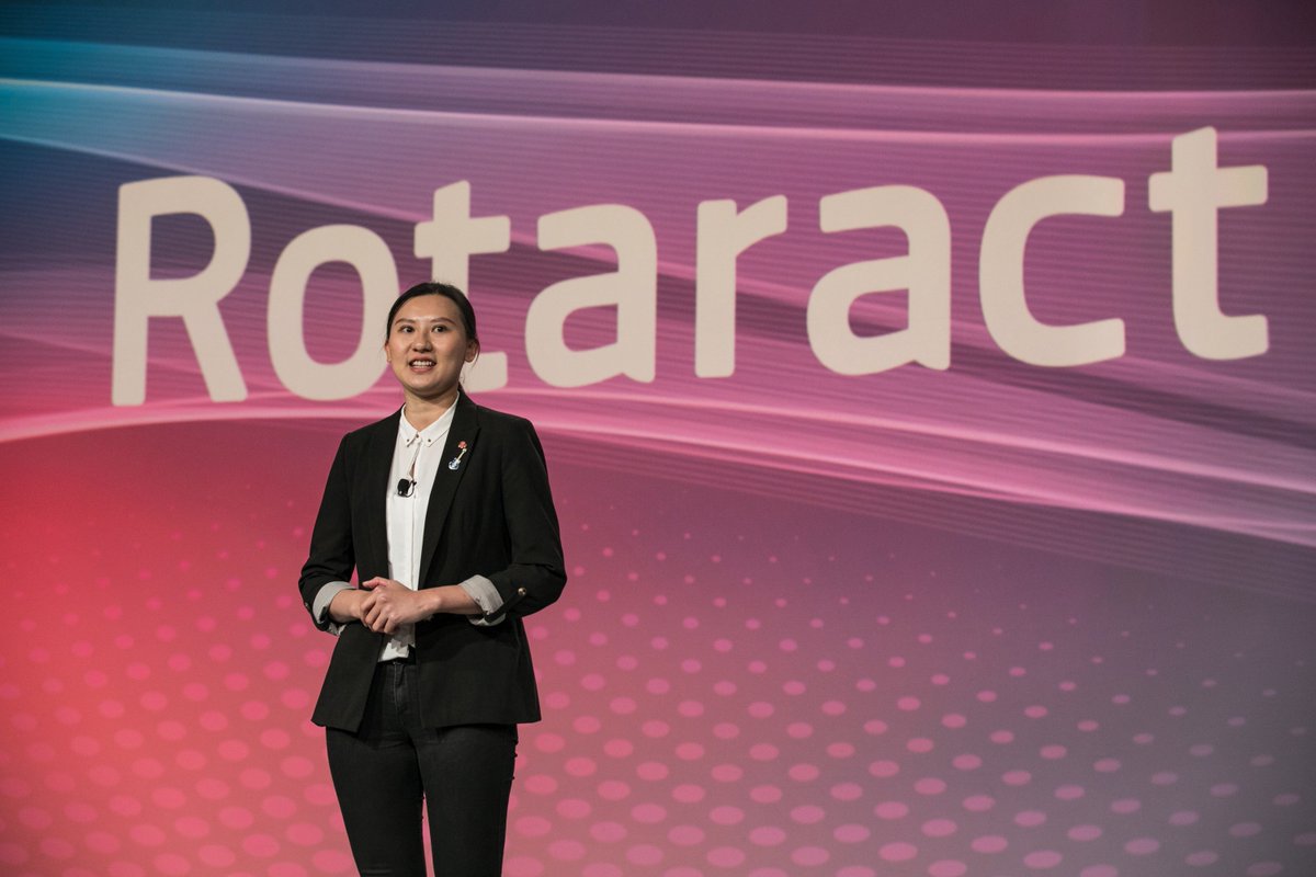 Rotary's tweet photo. Are you following @rotaract? Members connect locally, in their university or communities to make a global impact. Join other young professionals to serve your #community, build your leadership and professional skills, and make friends around the world. 😃 https://t.co/OMNJHLQ1fY