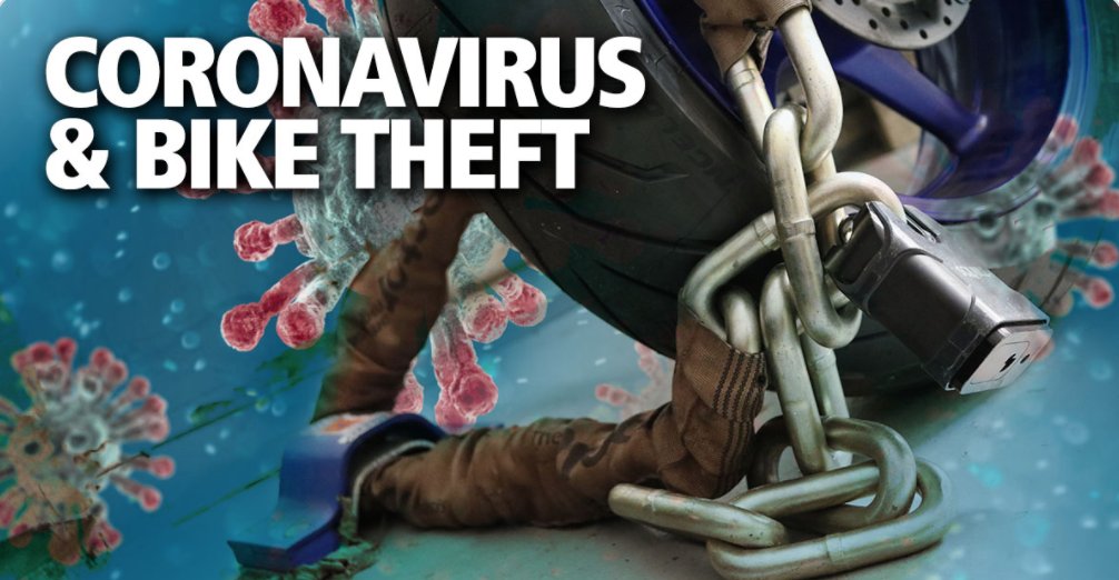 xenasecurity's tweet photo. A handy guide to how lockdown is creating its own set of security challenges for motorbike owners, from the good folks at Bennetts UK. Packed with sensible advice that applies all over the world. #totallockdown #motorcyclelock #motorcyclesecurity #staysafe #coronavirus #COVID19 https://t.co/xNftq1gidk