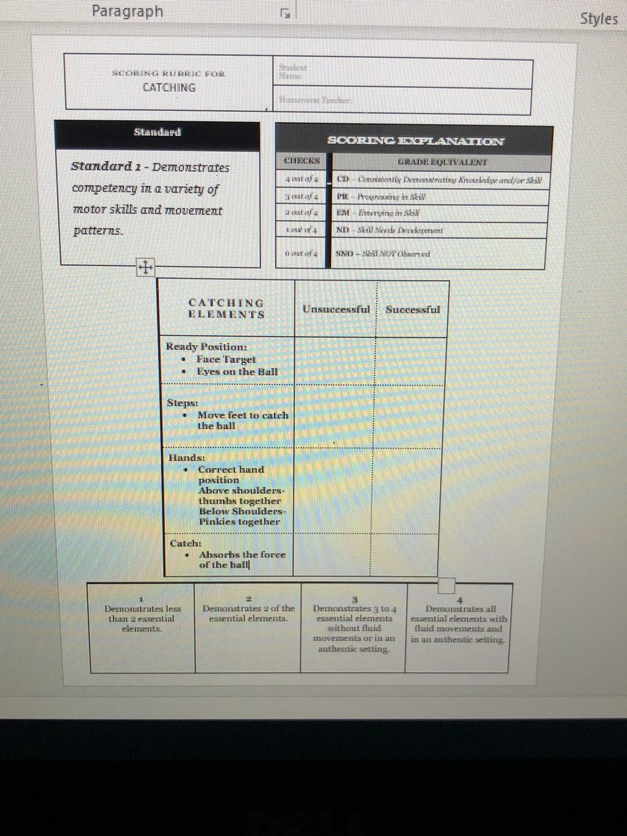 BentonSTEM_PE's tweet photo. Catching Rubric https://t.co/DbFUyhgKhN