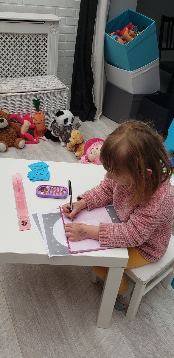 dzanka86's tweet photo. @FoxHill_Primary  
home learning week 2 
Nina really enjoys being a teacher to her toy friends. 
🐻🐻🐻 https://t.co/uNBW4Zvsx5