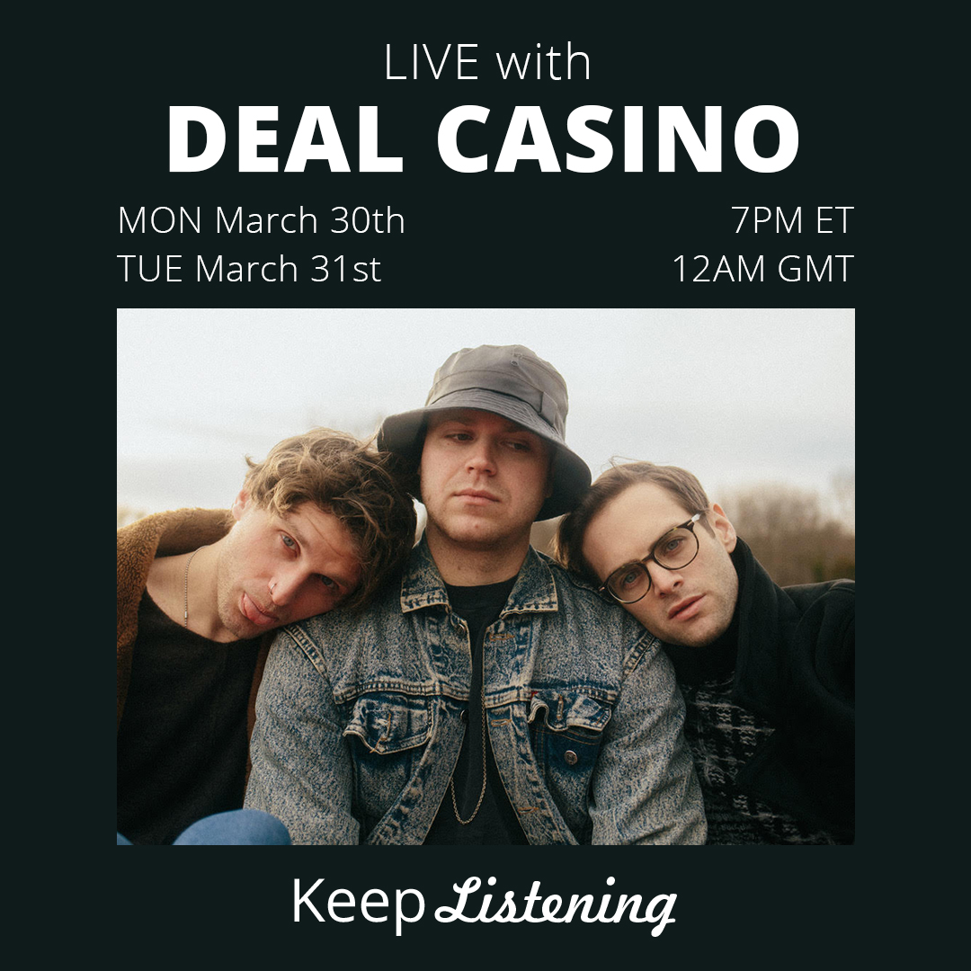 sofardc's tweet image. Let's get the week off to a fun start as #sofardc alum @_dealcasino_ plays our Listening Room 🎧 at 7pm ET! Tune in here: sofar.co/listening-room