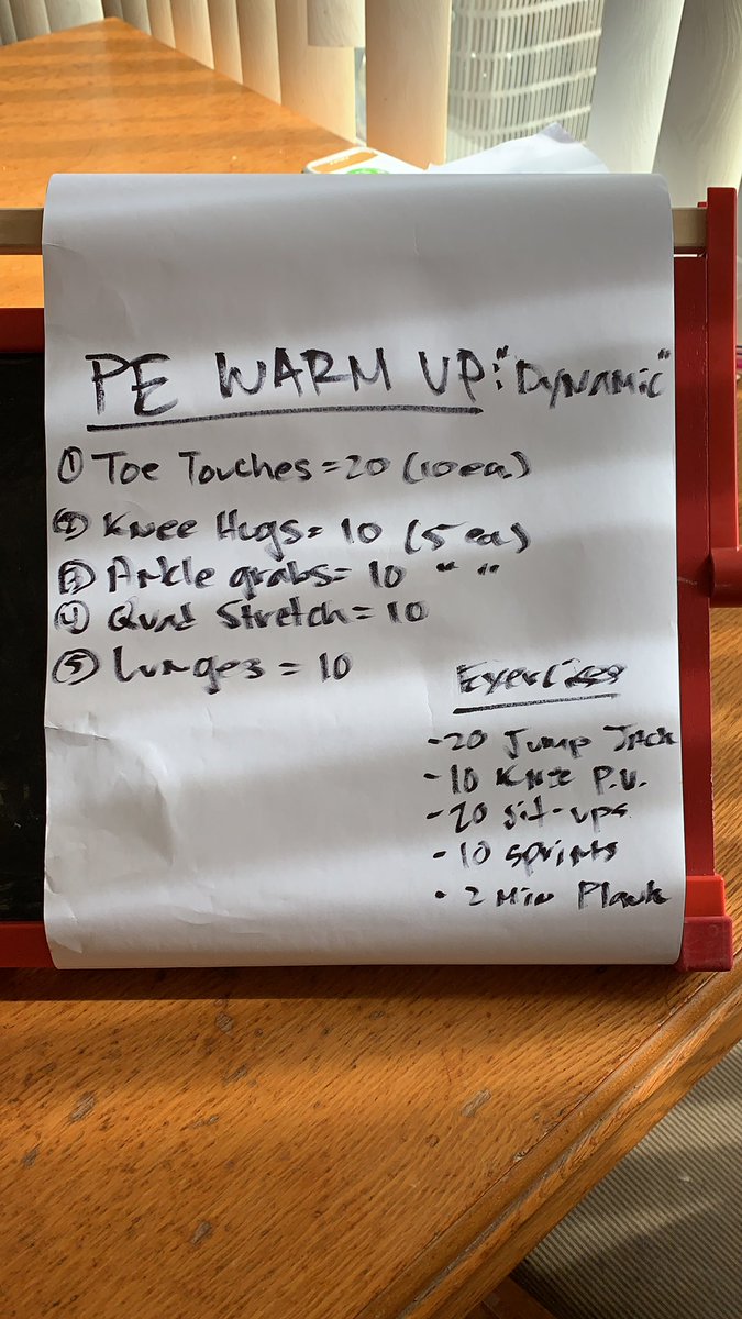 taycalvert's tweet photo. 1st grade PE today!!! #CalvertElementary #Quarantine #denverlockdown #imsweating https://t.co/7tQ4CzLgce