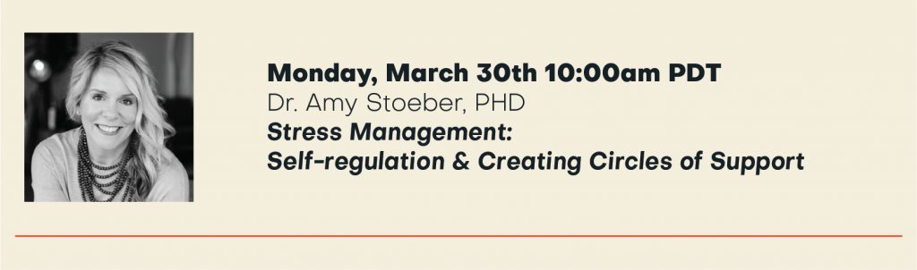 TheHowellsGroup's tweet photo. Just 1 hour away from Dr. Amy Stoeber free 30 min.webinar - Amy is a truly gifted communicator with some timely insights for us on how to manage stress during this difficult time. Please join us! 10am PDT, today!
https://t.co/9WRqQcdQzH https://t.co/oTdnf8sh06