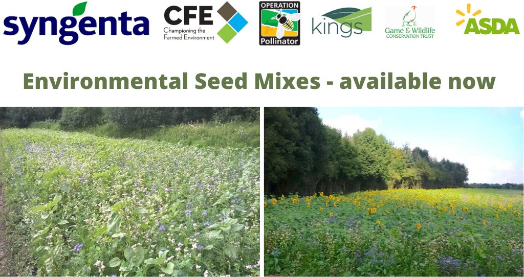 So pleased to announce that Syngenta and partners have renewed their support for the subsidised Environmental Seed Mixes with CFE again this year. <a href="/Syngenta/">Syngenta</a> <a href="/Gameandwildlife/">The Game & Wildlife Conservation Trust</a> <a href="/Kingscrops/">Kings</a> cfeonline.org.uk/our-work/news/…