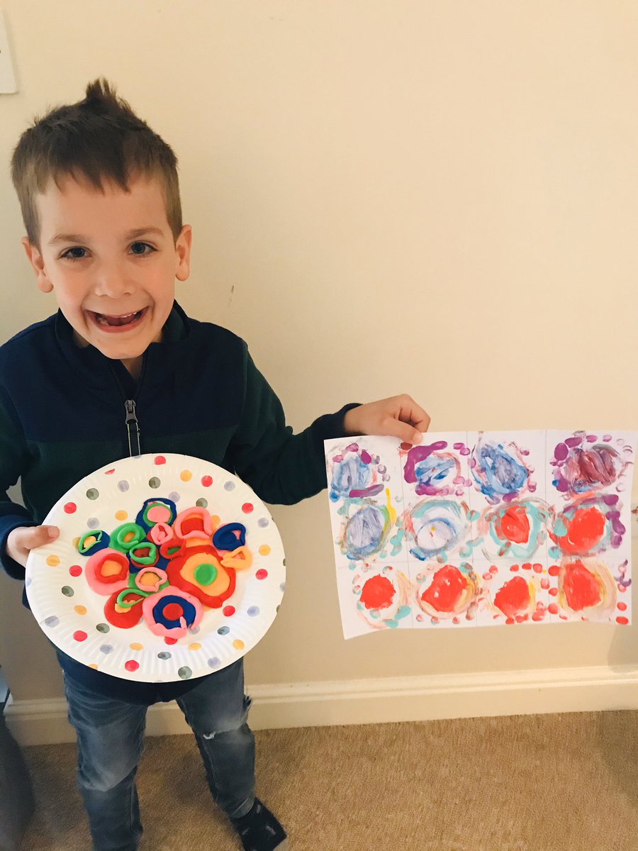 Leah_Binx's tweet photo. #kandinsky art work for these three, painting and playdoe. Treasure island map for the biggie and model. #Sedgemoor #Parrett #hepsathome @H_E_P_S https://t.co/1hiZ7boG0B