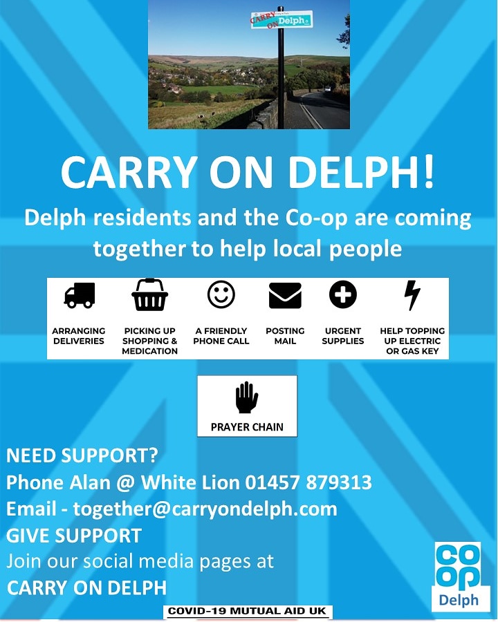 Thank you for all those who followed us back over the weekend - could we please ask you to RT this message so we can build up our Delph connections even further? Thank you! 😎
#MutualAid #carryondelph