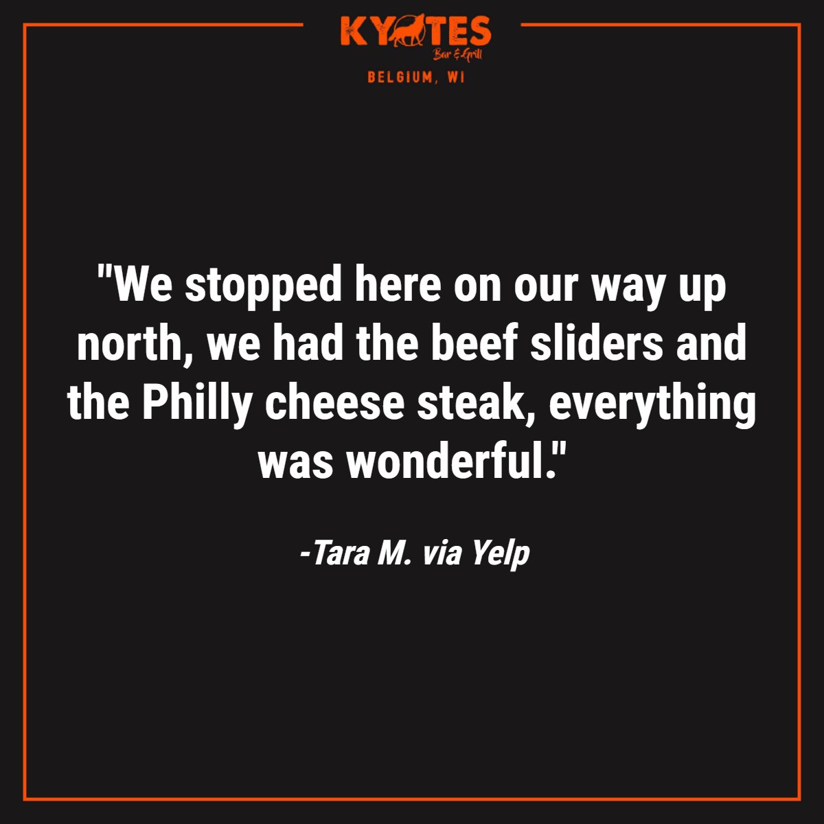 Nothing beats serving the great people of Belgium.