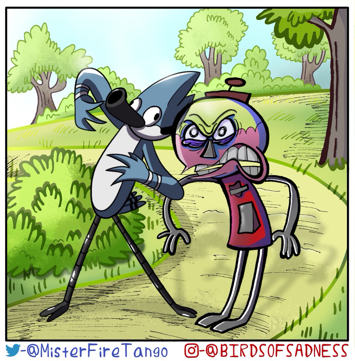 AndyBooPandy's tweet image. here is a collab i did with 
@MisterFireTango
 #fanart #CartoonNetwork #RegularShow #art
instagram.com/p/B-XSVHgJjTG/