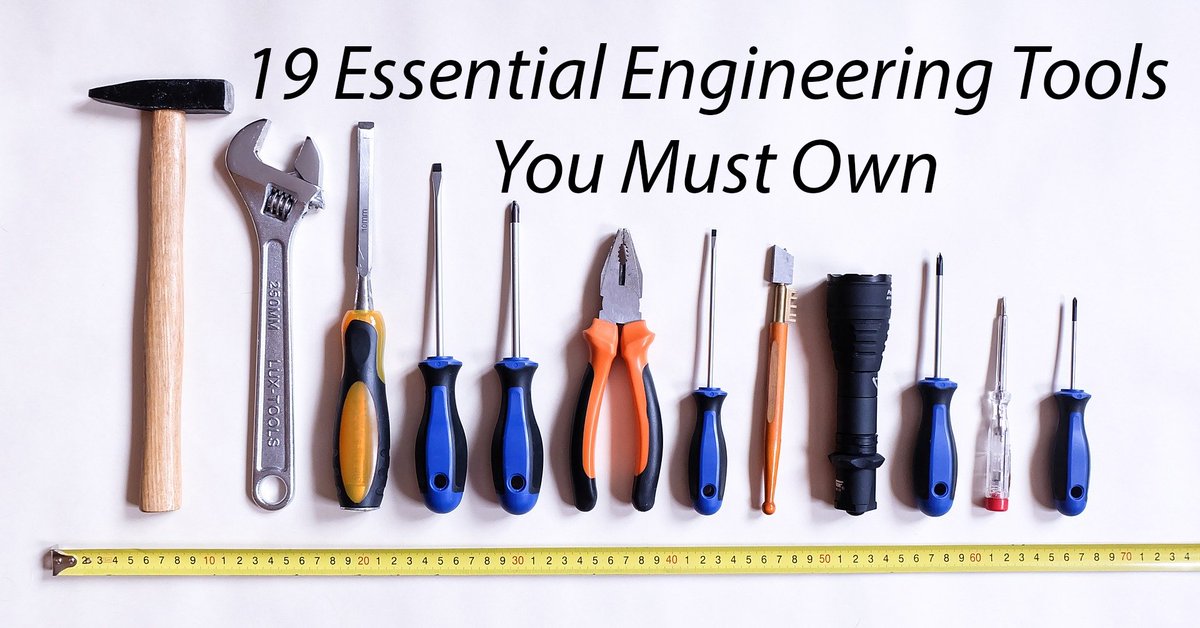 mytechwit's tweet image. Want to assemble a toolbox for your home? Need to know the essential engineering tools that you should own? Then this article is for you.
mytechwit.com/19-essential-e…