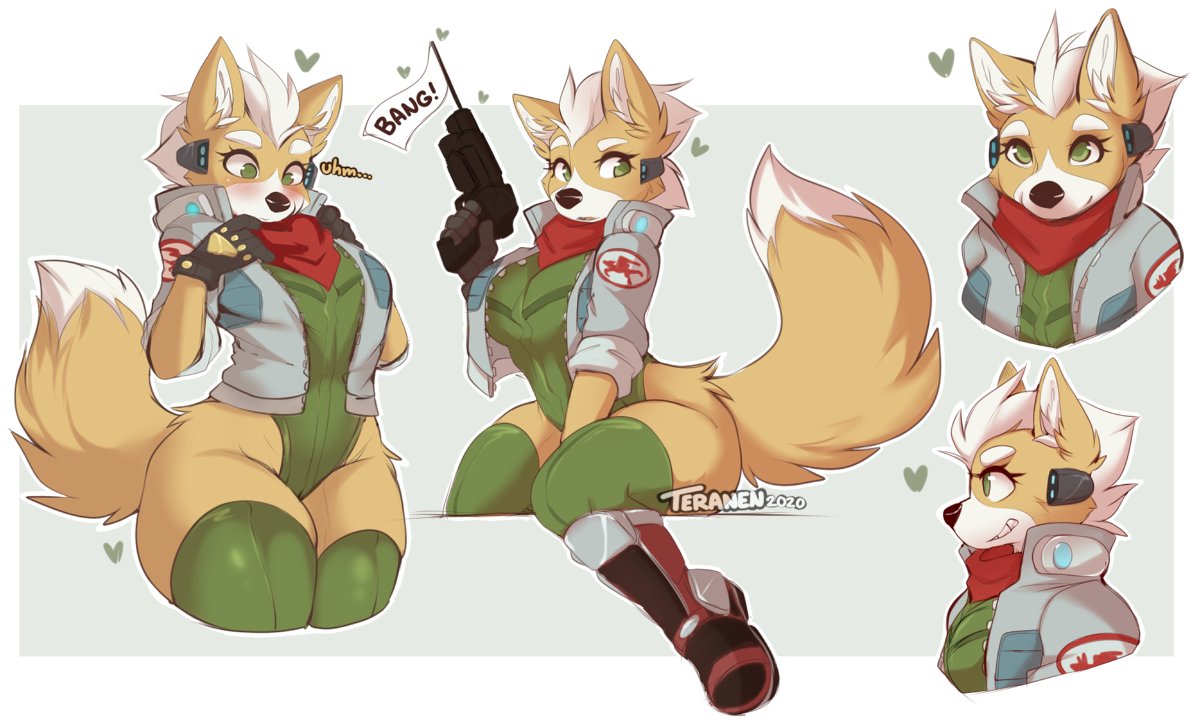 Female Foxy McCloud
sketch sheet

Starfox-Nintendo