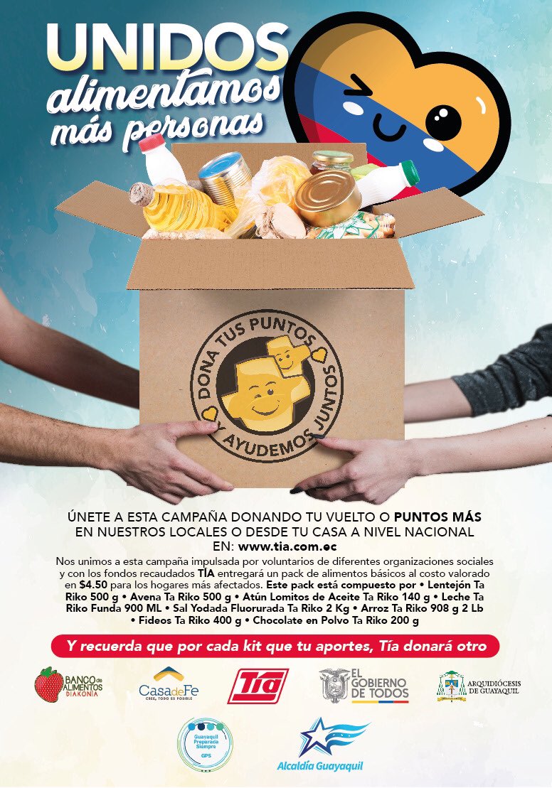 PaulEPalacios's tweet photo. Mil gracias. CRÉDITOS ECONÓMICOS por su ayuda. Acaba de donar alimentos para 10,000 personas vulnerables para 4 días. Hay gente que hace la diferencia en esta carrera para ayudar a que la gente se quede en casa. #jjuntosalimentamosmas https://t.co/vRN8dpTi1G