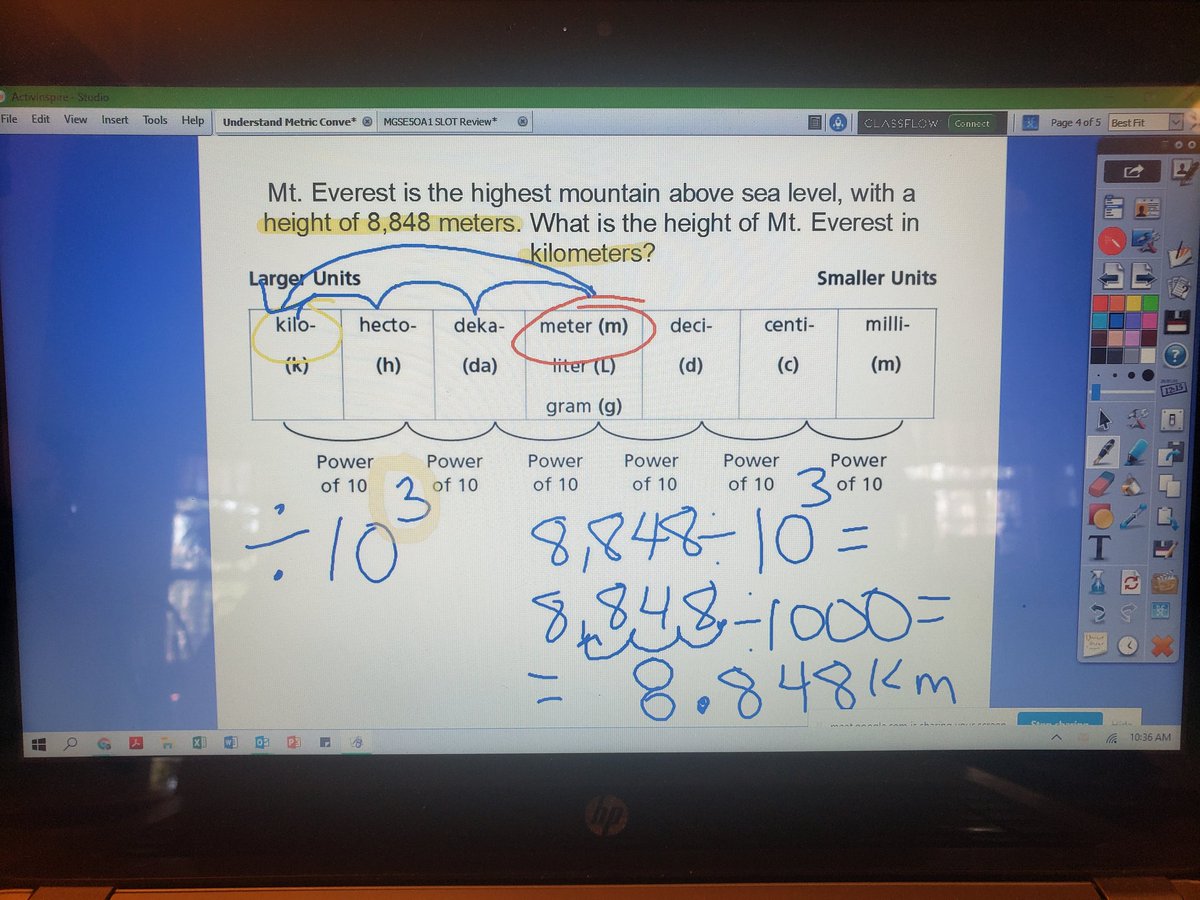 stacyrsalter's tweet photo. @TeacherKPaggett thanks for sharing about Activinspire. I love the toolbox. Doing MD1 review with students. I've been playing around with the Classflow embedded in the program as well. @Math_HCS #RemoteLearninginHenry https://t.co/e0hqiqx98Z