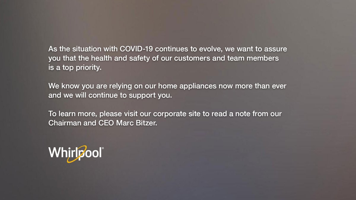 Visit our corporate site here: whirlpoolcanada.com

- The Whirlpool Canada Team