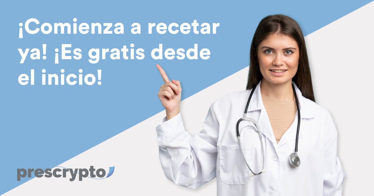 pre_rx's tweet photo. Somos Prescrypto, un software sencillo, rápido y fácil de usar, con información encriptada, que te ayudará a mejorar tu práctica diaria a la hora de prescribir a tus pacientes.
Conócenos: https://t.co/79rrgv818J
#Médicos #RecetasMédicasElectrónicas #Prescrypto #RecetasMédicas https://t.co/mr7bYpl46U