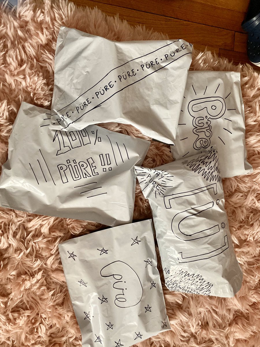 pure2you's tweet photo. first batch of orders going out later today. thank [ü] all for the support, we love [ü] and next 3 online orders get a [PüRE GEMS] sticker!! https://t.co/0ojk4gdGls
