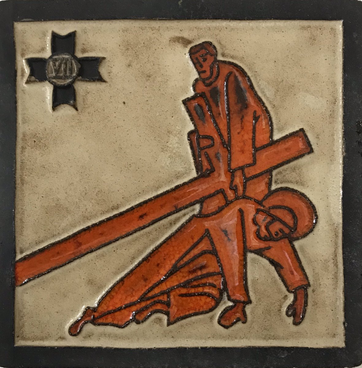 MP+Eucharist in Bishop’s House <a href="/SouthwarkCofE/">Southwark Diocese</a> focusing on Chapel Stations of the Cross - today the 7th: Jesus falls for the second time. Jesus bless us when the journey seems long and hard and help us when we stumble and fall. Praying that we may find hope when in despair