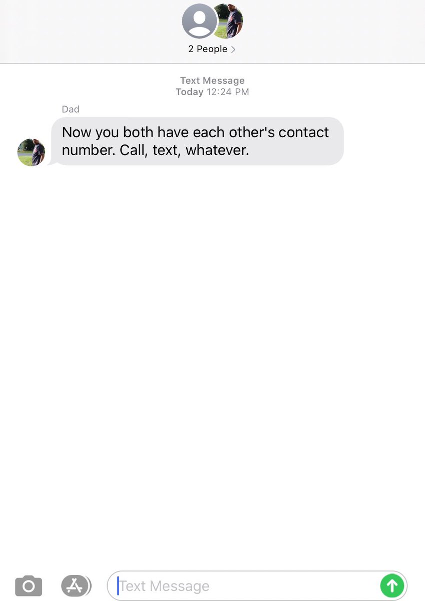Bruh back in January my dad tried to set me up with somebody he knows daughter, I ignored it and now this 😭😭😭