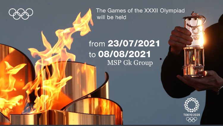 mspgkgroup's tweet photo. IOC, IPC, Tokyo 2020 Organising Committee and Tokyo Metropolitan Government announce new dates for the Olympic and Paralympic Games Tokyo 2020
#mspgkgroup #Olympic #Olympic2021 #cdacampus #IOC #IOA #Japan #Tokyo https://t.co/0QcJz1JZoR