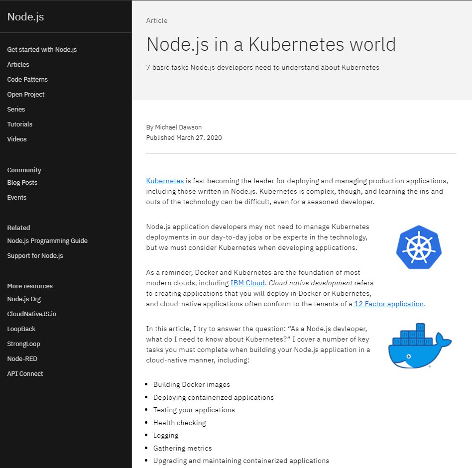 Kabanero (@kabaneroio) on Twitter photo 📰7 basic tasks Node.js developers need to understand about Kubernetes by <a href="/mhdawson1/">Michael Dawson</a> 👨🏫#Kubernetes #Nodejs 👉
developer.ibm.com/articles/nodej… 👈 📰7 basic tasks Node.js developers need to understand about Kubernetes by <a href="/mhdawson1/">Michael Dawson</a> 👨🏫#Kubernetes #Nodejs 👉
developer.ibm.com/articles/nodej… 👈