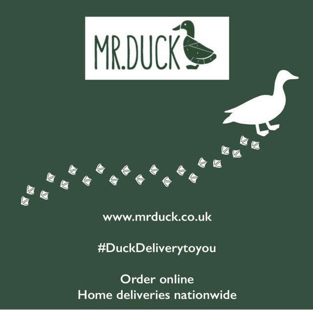 We can now deliver to you. Simply visit our website and pay online. Deliveries throughout #London and nationwide mrduck.co.uk #duckdeliverytoyou #supportlocal #localdelivery #supportsmallbusiness