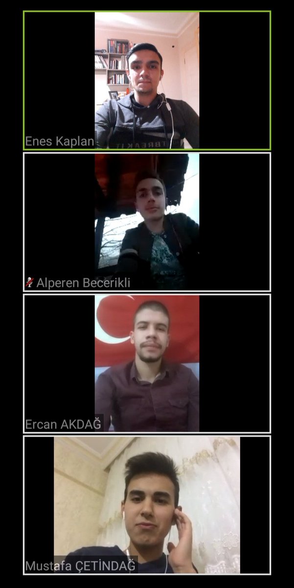 sincanyenisecmn's tweet photo. Yeni Seçmen Birimi Olarak Yürütme Kurulu Toplantımızı Telekonferans Sistemi Üzerinden Gerçekleştirdik.
#HAYATEVESIĞAR 
@burakyildiz06 @umitcanuludag 
@YeniSecmnAnkara @MuhsinCanErcan @Enes1kaplan https://t.co/cf1eCxLAmV