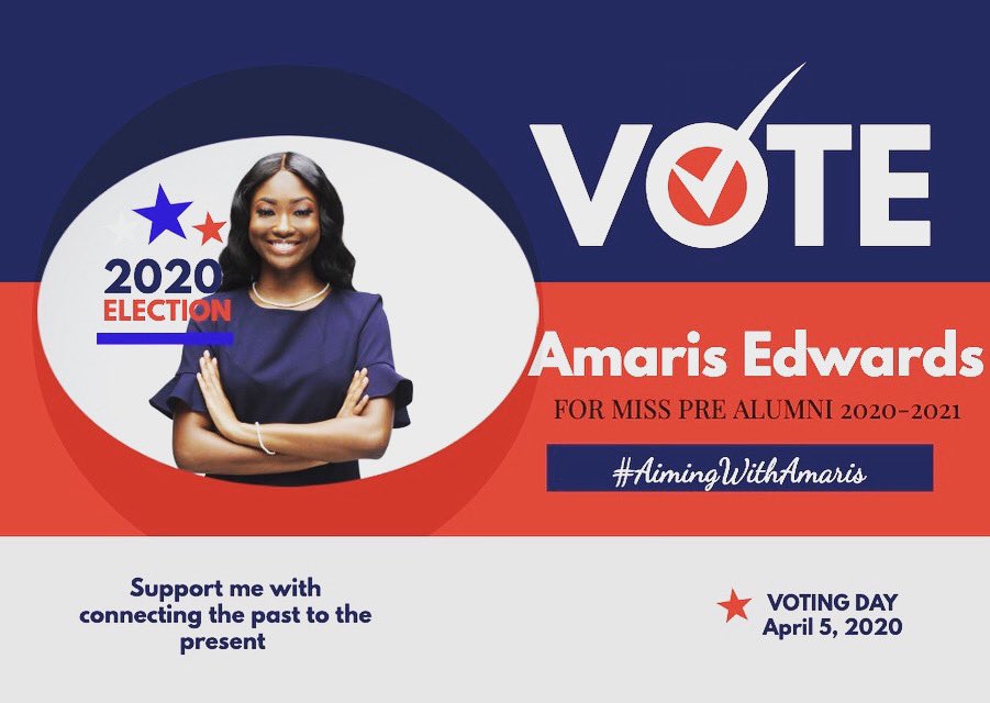 Greetings Tiger family, I am Amaris Edwards a Junior Industrial Technology major from Byram, MS and I am vying to be your Miss Pre Alumni 2021-2021✨Join me with bridging the gap between undergraduate students, faculty, and our illustrious alumni. #AimingWithAmaris 💙