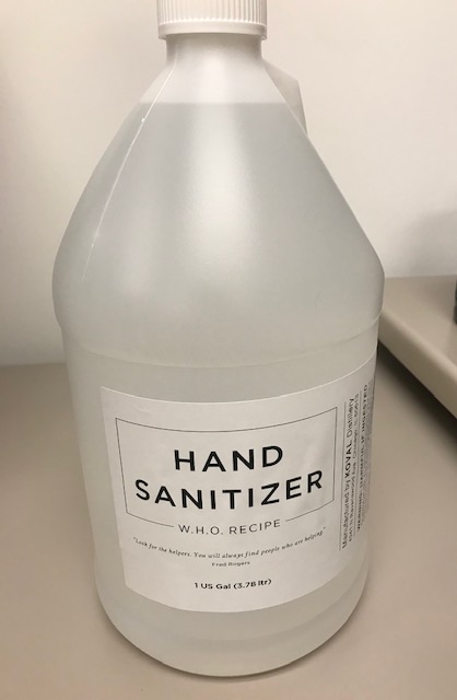 Thank you <a href="/kovaldistillery/">KOVAL Distillery</a> for the hand sanitizer that will help keep our residences and outreach workers safe. We are so grateful.