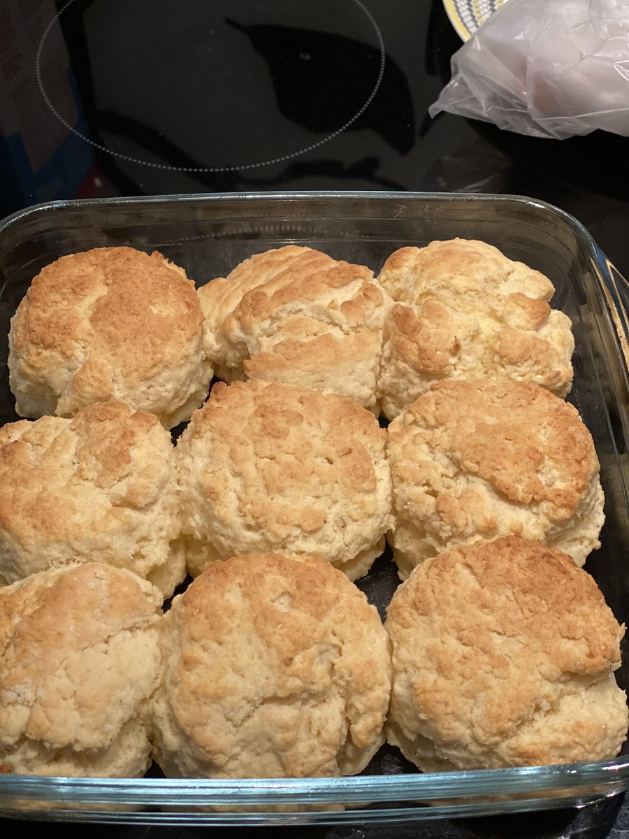 Burgers2Beluga's tweet photo. #KeepSafeAndBake my mom’s (which was before my grandma’s) #novascotia biscuit recipe. We are now out of butter but the #sourdoughstarter is on and between now and then #ryvita https://t.co/Owyu2Imueb