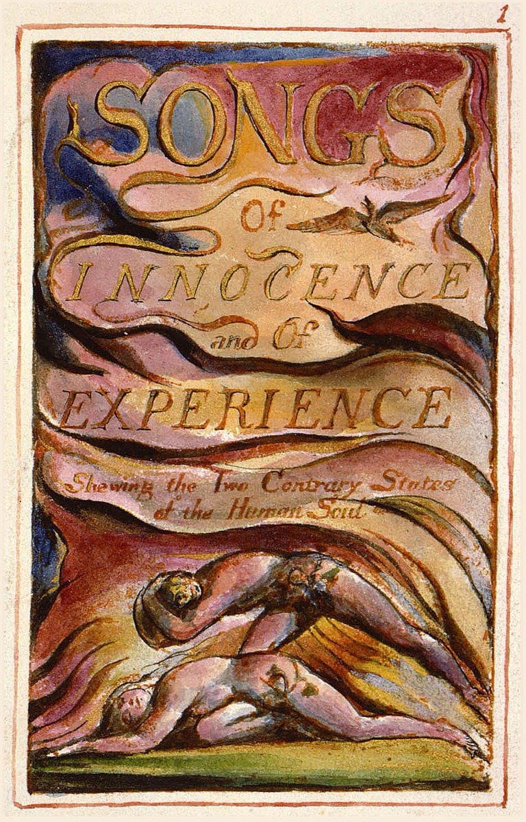 SONGS OF INNOCENCE AND EXPERIENCE by william blakechildhood is pain. childhood is trauma. tell me something i don't know already billy.another piece that means a lot to me. there are many editions out there but definitely get one that includes the poems' illustrations.