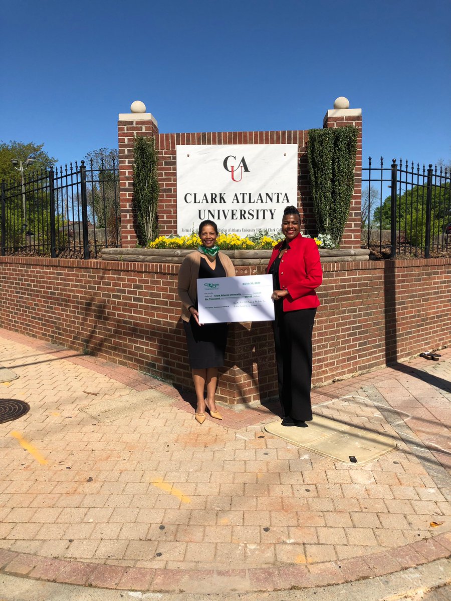 CamelliaLinks's tweet photo. Today, the Camellia Rose Chapter of @linksinc donated $6000 each to @Morehouse @CAU &amp; @SpelmanCollege for their school’s emergency fund for students displaced by the COVID-19 pandemic. @salinksinc #CRLinks10 #FriendshipAndService #SALinks #LinksInc https://t.co/xKb2o1n7OJ