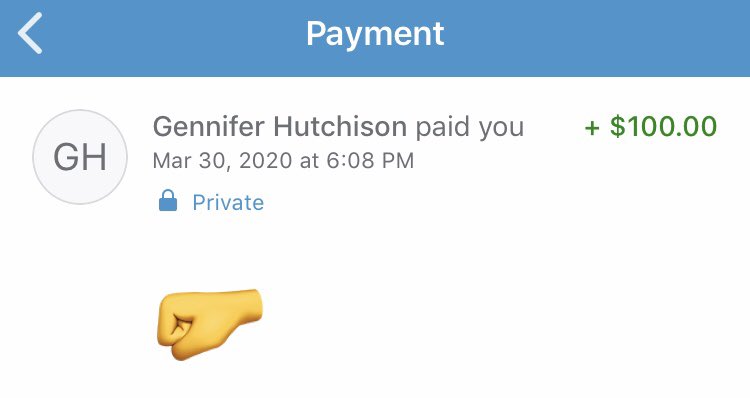 aliwritesscrpts's tweet photo. I’m crying so hard right now and my hands are shaking so I’m going to keep this brief but everyone needs to know that @GennHutchison is an incredible human being and a class act..

Ms. Hutchison, a million thank you’s would not be enough. Bless you for your generosity. ❤️ https://t.co/Tdn2gZ2FKJ