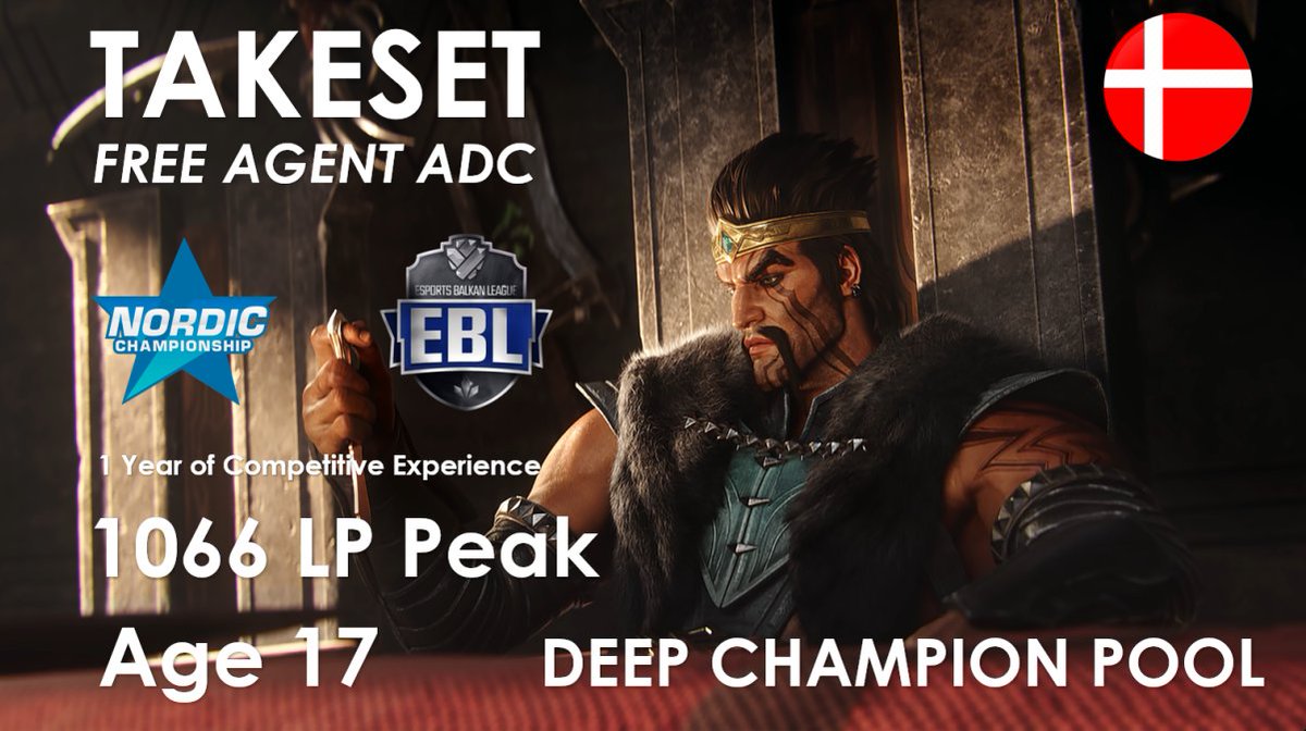 Free agent looking for options for upcoming split. Considering every region/offer. DM's open