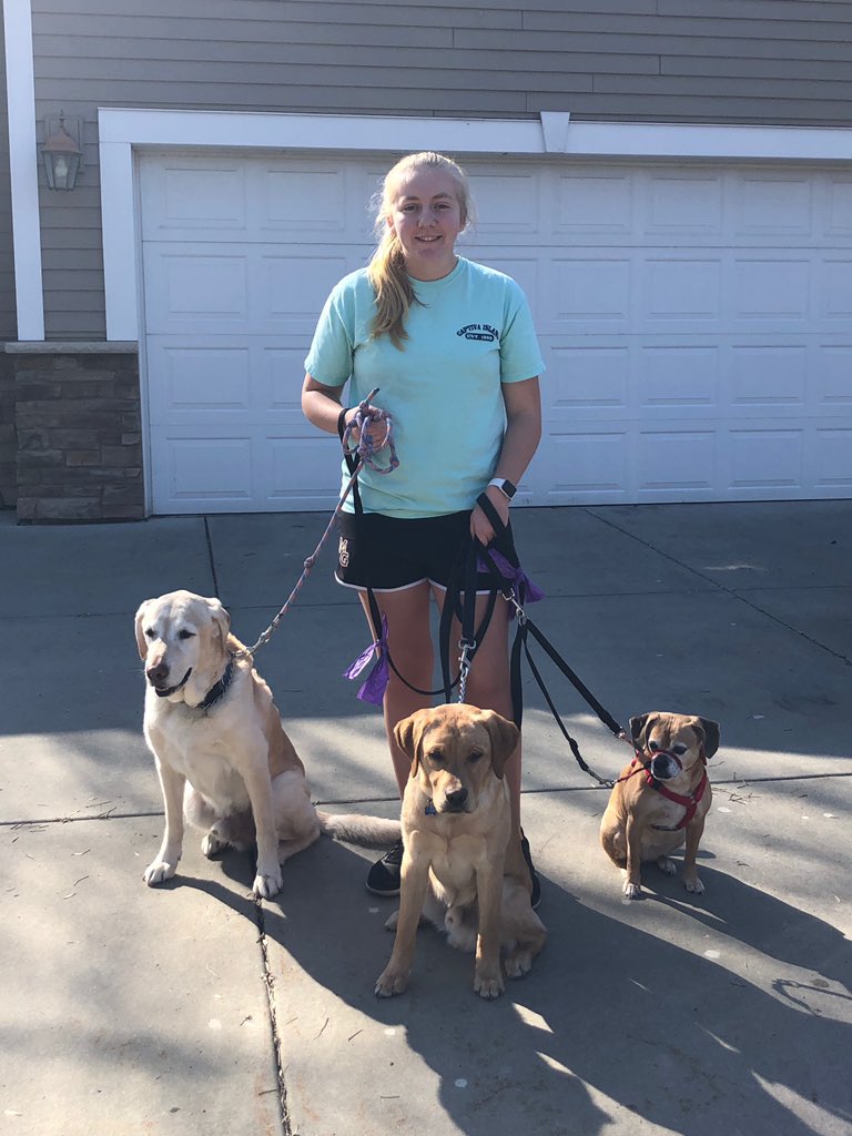 Lots of Crimson Softball Players  are Active Today with Family Members ( Mom’s , Family Pets, Brothers &amp; Sisters) I love it , absolute day makers!#WeAreCrimson #proudcoach #wewillbeready #cultureisstrong
Also this is the 1st of many postings of future Crimson Star &amp; #1 Fan Emily!