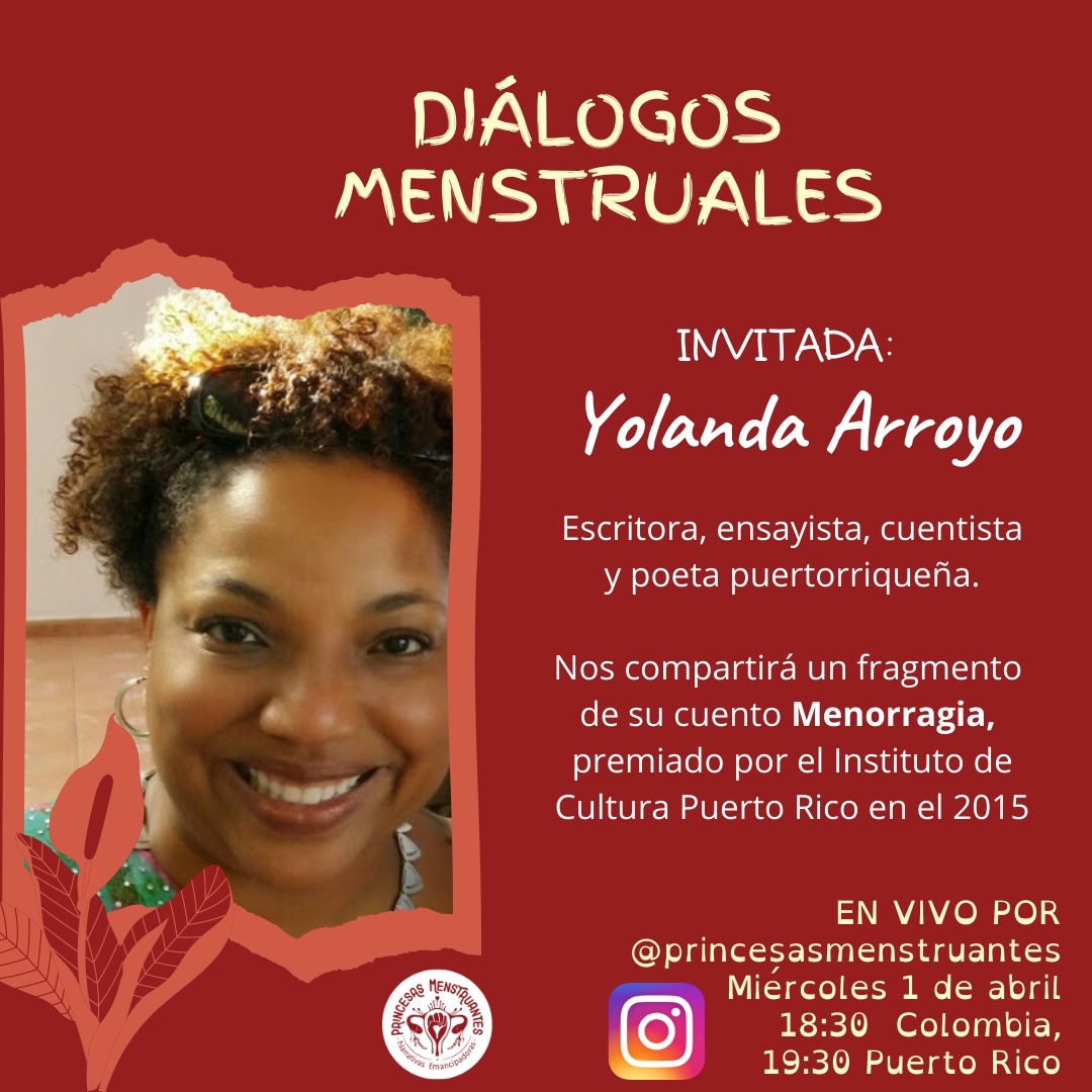 menstruantes's tweet photo. "En cada nueva emisión de sangre, parada frente a la luna durante el rito de las niñas, Amina le pide a la diosa brillante que la haga como ella, como Anacaona, la Gran Cacica..." Fragmento del libro OJOS DE LA LUNA, de Yolanda Arroyo https://t.co/IB0woeyJcp