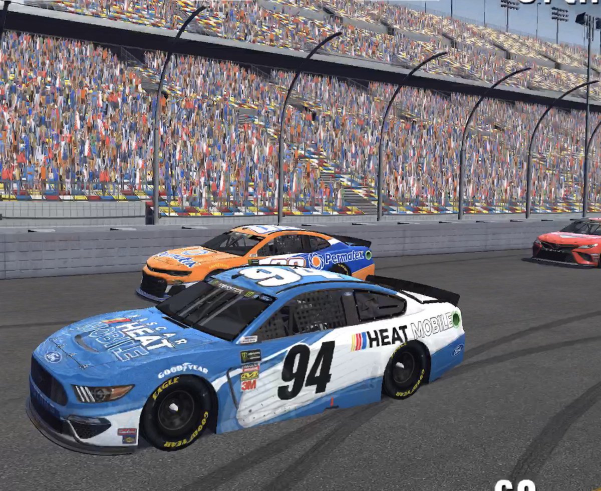 SteveJBish's tweet photo. NEW VIDEO ๐ฅ NASCAR Heat Mobile - Daytona #NASCAR #HeatMobile #Daytona https://t.co/DQ0ur8gSrE via @YouTube #TheLockdown #StayHomeSaveLives #Racing #Gaming https://t.co/PRbqXYJkH9