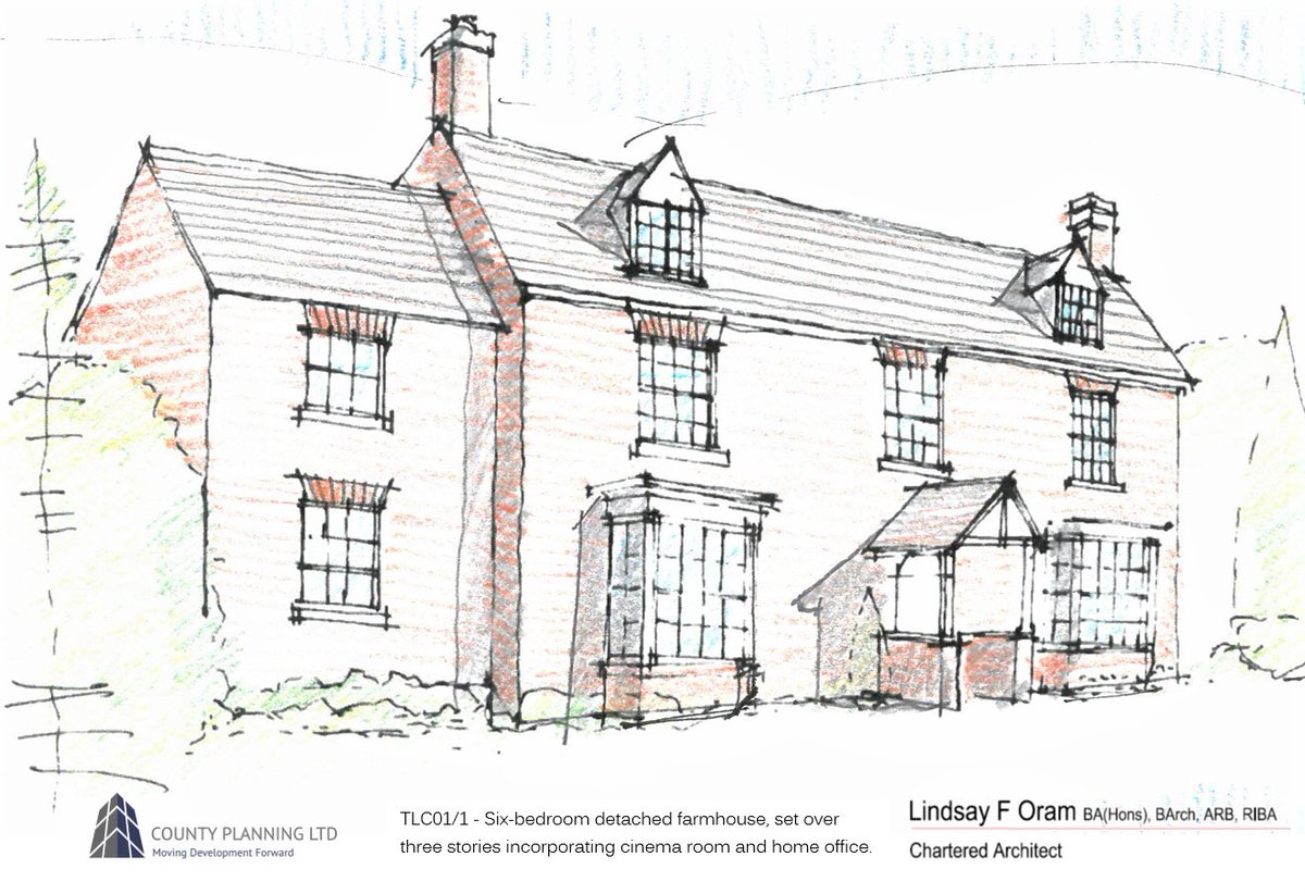 We're delighted to have achieved #planningpermission for a 6-bedroom detached Georgian style farmhouse situated in open countryside, close to Sutton-on-the Forest, Hambleton District.  #townplanning #countyplanningltd #planning #architecture #hambleton  #yorkshire #rtpi
