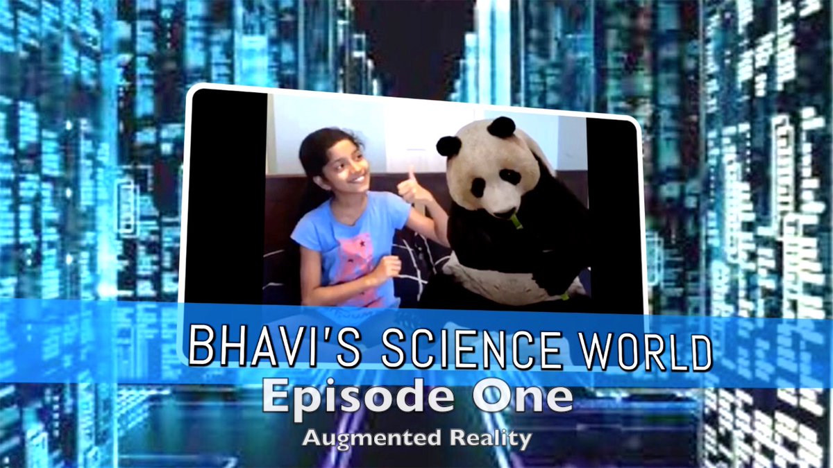 TSMN_studios's tweet photo. TY to @BhaviCodey for sharing her #StoriesfromHome segment feat her use of and explanation about #AugmentedReality on #EpisodeOne of #BhavisScienceWorld @GirlsInScience @ONWiE_ @OntScienceCtr @DrLarissaV @planscib @thisashleytay @McMasterEng https://t.co/LZ1uFIg157