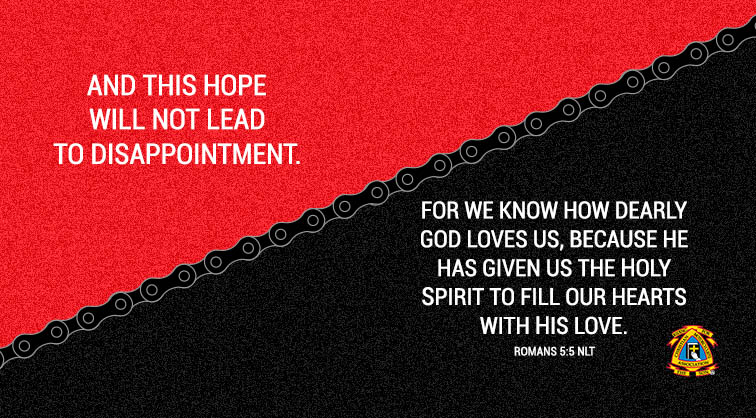 We have a hope that is secure, a solid foundation that not only holds us up, but should be shared to hold others up.

From this foundation, let’s show others a love that the world does not know and through that love, may others come to know Christ and His love for them.